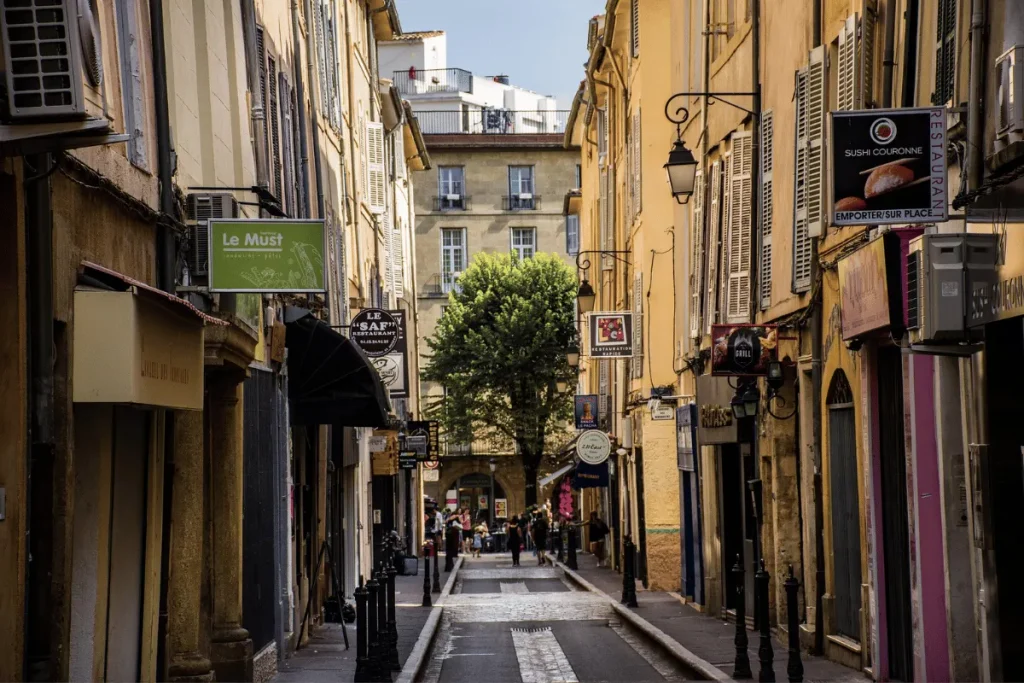 Aix-en-Provence historic center France