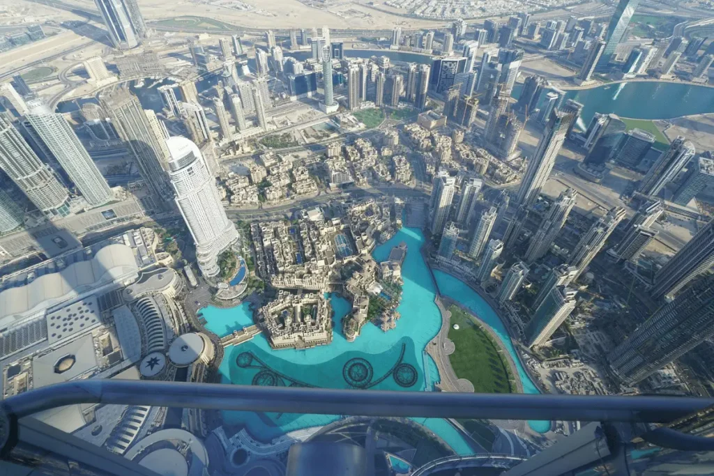 Dubai Skyline, Burj Khalifa and Dubai Creek