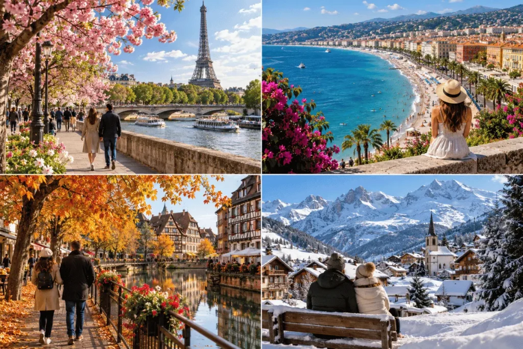 Four seasons in France travel destinations