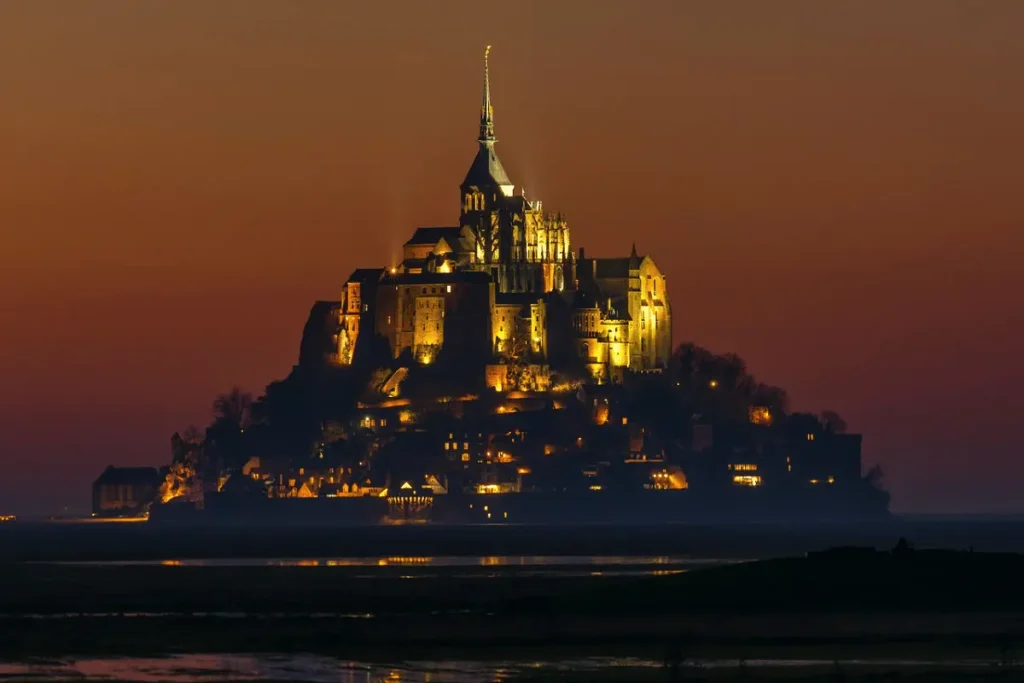 Mont Saint-Michel in Normandy France