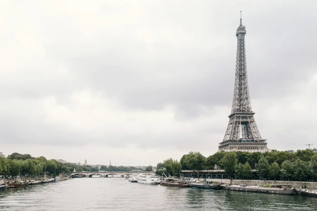 Paris skyline with the Eiffel Tower