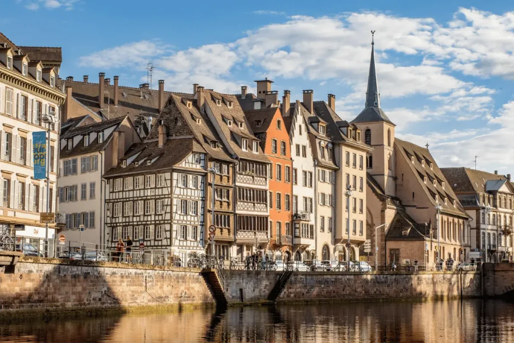 Strasbourg old town in Alsace France